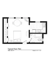 Cornelia Small Studio 507 507 floor plan